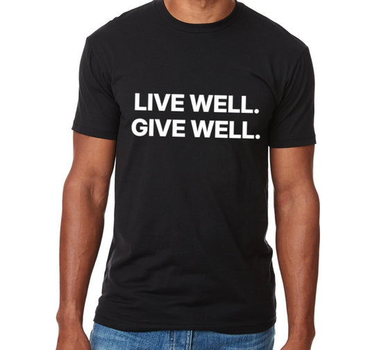 T-shirt w large text